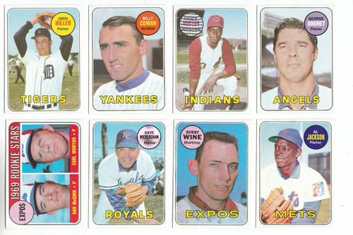 1969 topps baseball - baseball, 7th